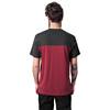 Urban Classics - 3Tone Pocket Tshirt Homme - Rouge/Gris Product image